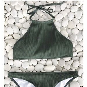 Olive Green Bikini